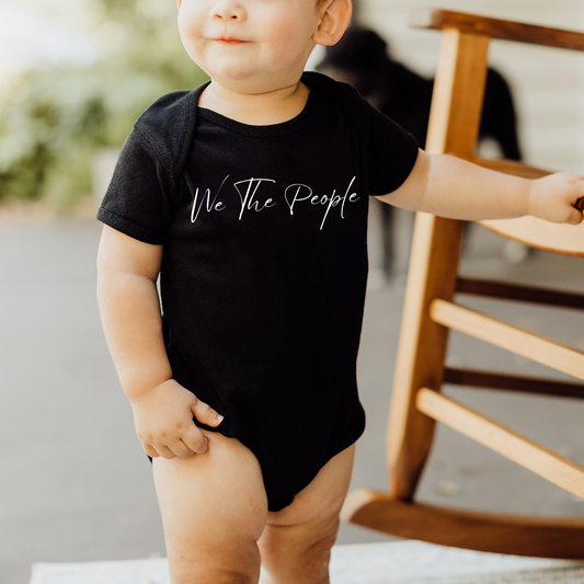 We The People Script - Baby Onesie