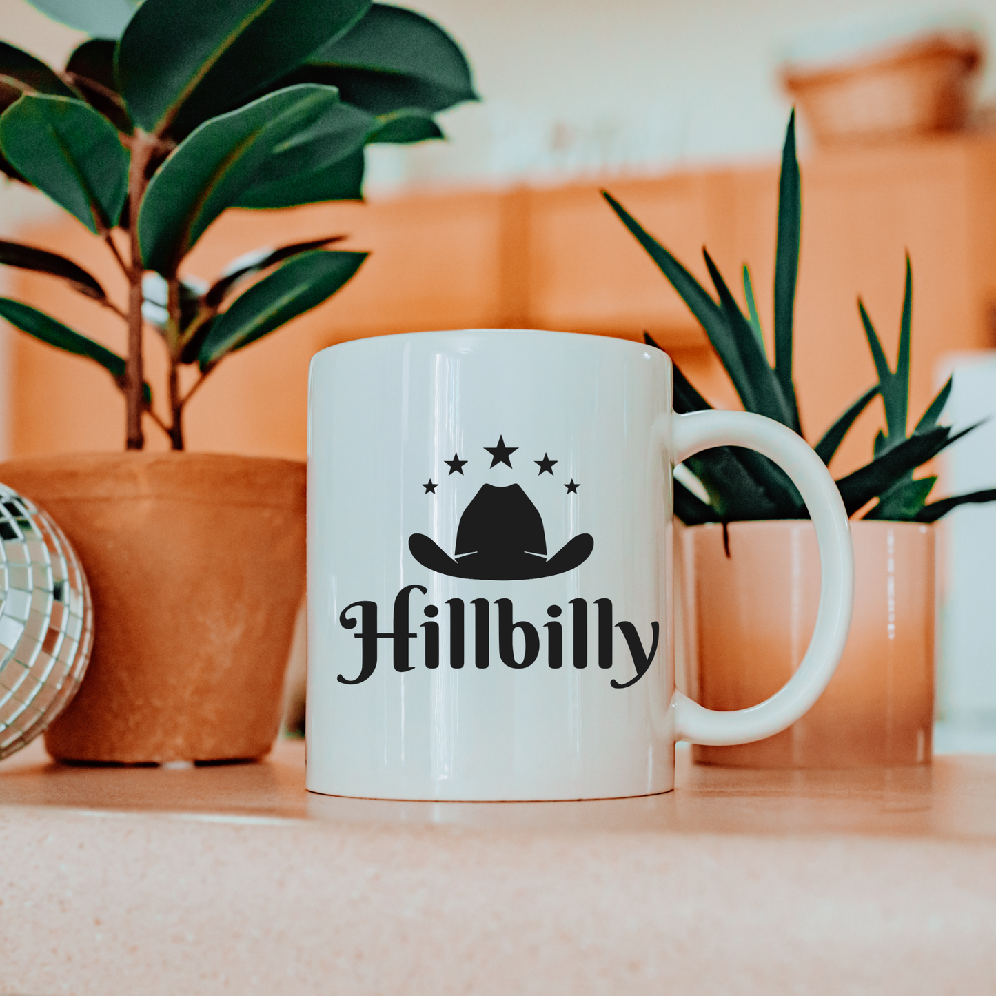 Hillbilly - White Glossy Mug