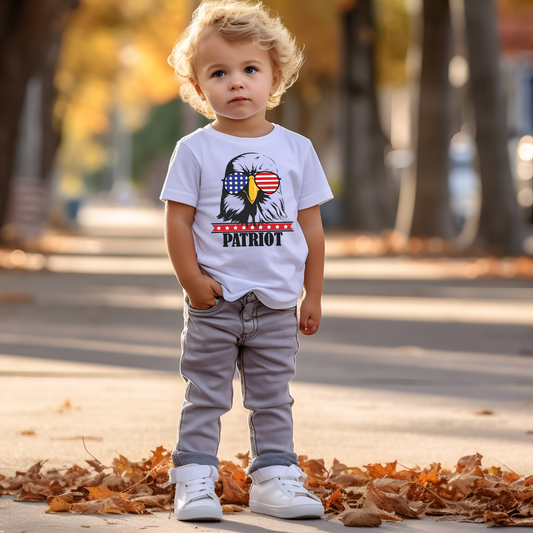 Patriotic Eagle - Toddler Jersey Tee