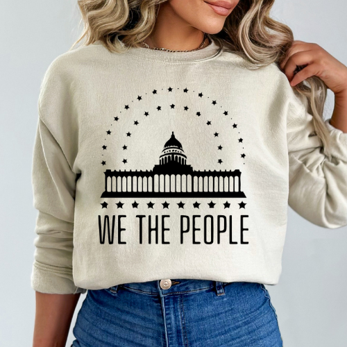We The People's House - Unisex Crewneck Sweatshirt