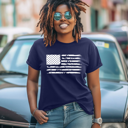 American Flag - Unisex Jersey T-Shirt