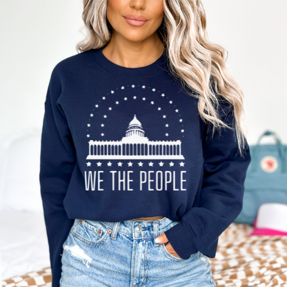 We The People's House - Unisex Crewneck Sweatshirt