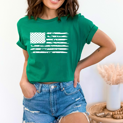 American Flag - Unisex Jersey T-Shirt