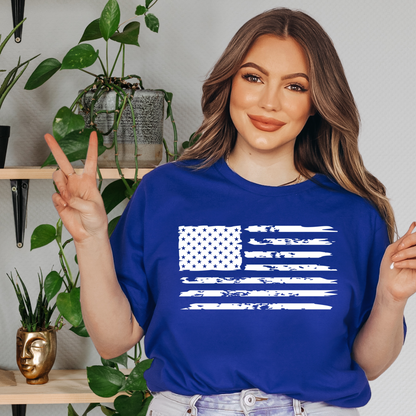 American Flag - Unisex Jersey T-Shirt