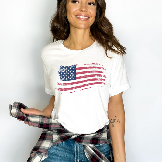 American Flag - Unisex Jersey T-Shirt
