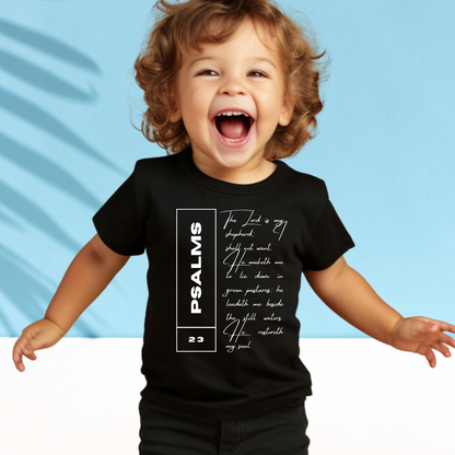 Psalms 23 - Toddler Jersey Tee