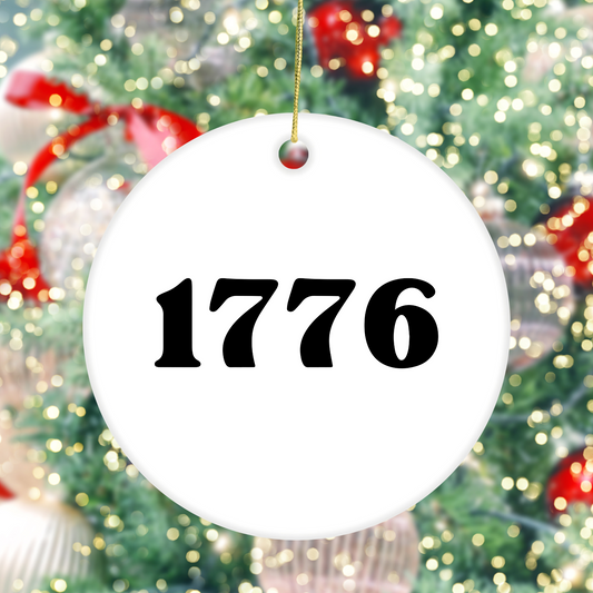 1776 - Ceramic Ornament