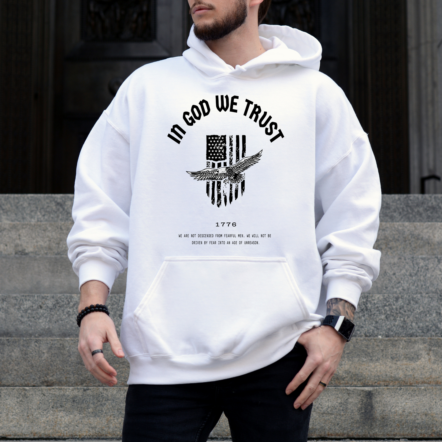 In God We Trust Patriot Eagle - Unisex Hoodie