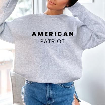 American Patriot - Unisex Crewneck Sweatshirt