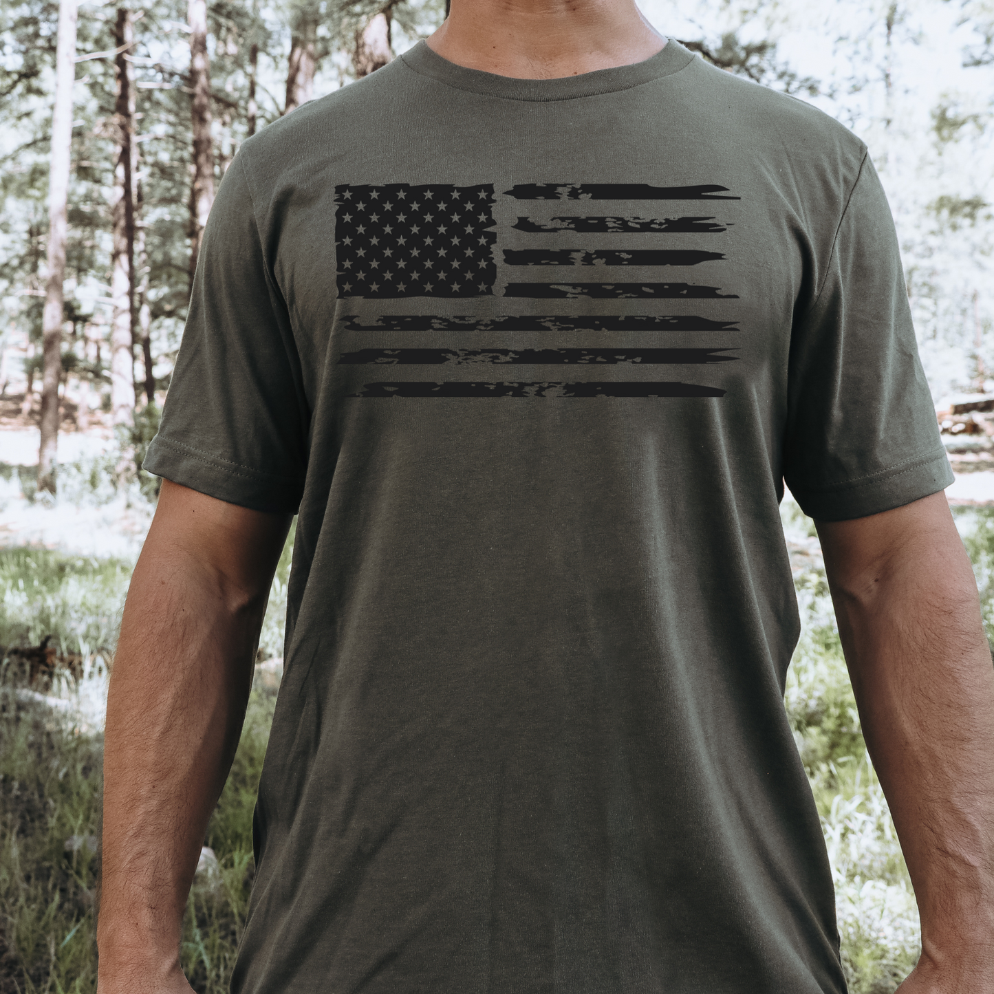 American Flag - Unisex Jersey T-Shirt