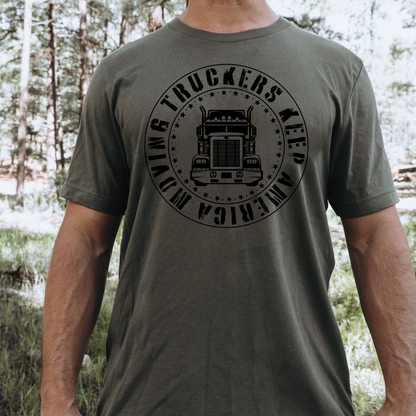 Truckers Keep America Moving - Unisex Jersey Tee