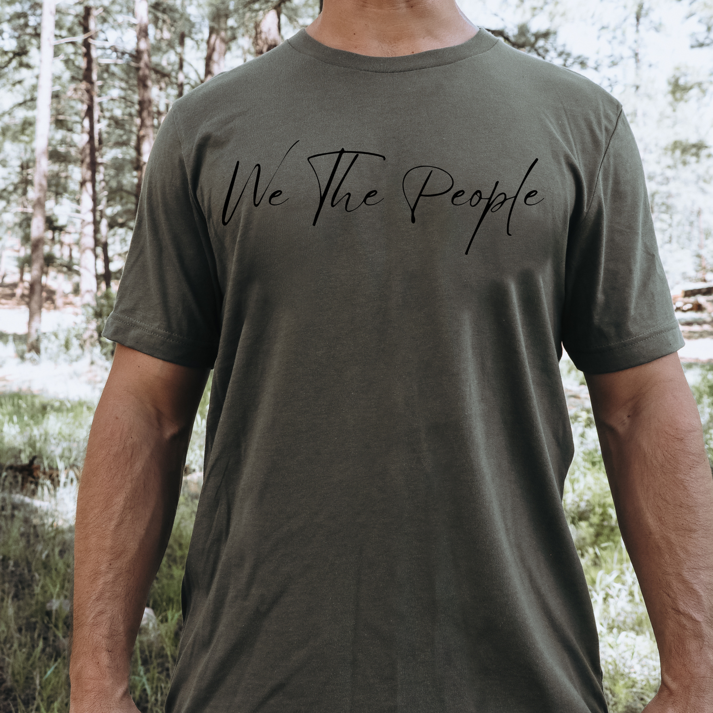 We The People Script - Unisex Jersey Tee