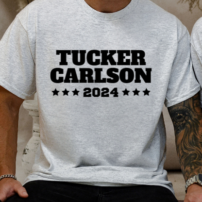 Tucker Carlson 2024 - Classic Heavyweight T-Shirt