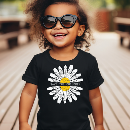 Save The Children Sunflower - Toddler Jersey Tee