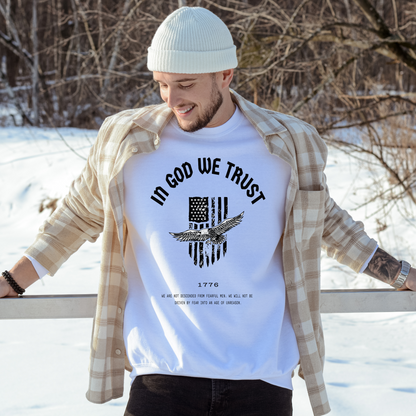 In God We Trust Eagle - Unisex Crewneck Sweatshirt