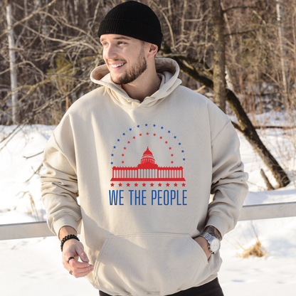 We The People's House Red White Blue - Unisex Hoodie
