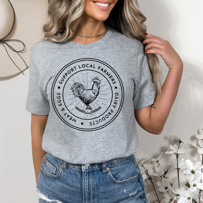 Support Local Farmers - Unisex Jersey Tee