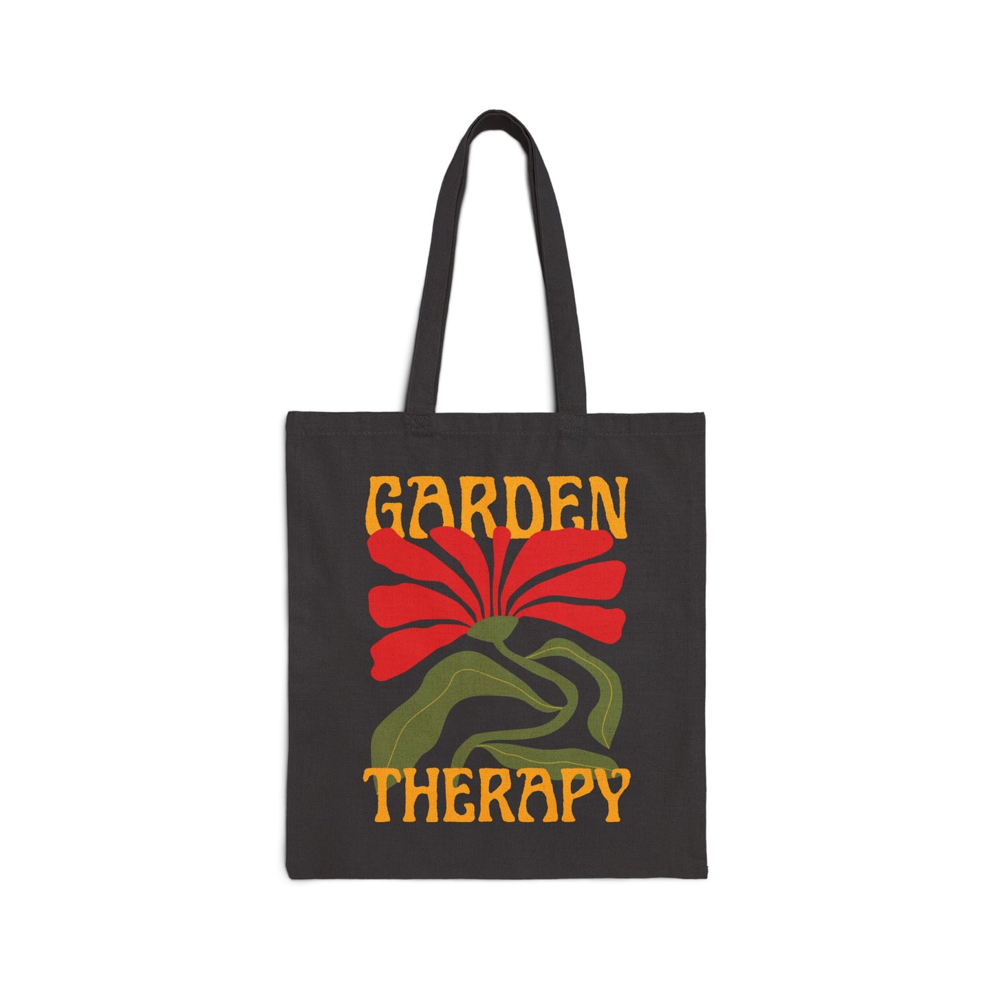 Garden Therapy - Cotton Canvas Tote Bag