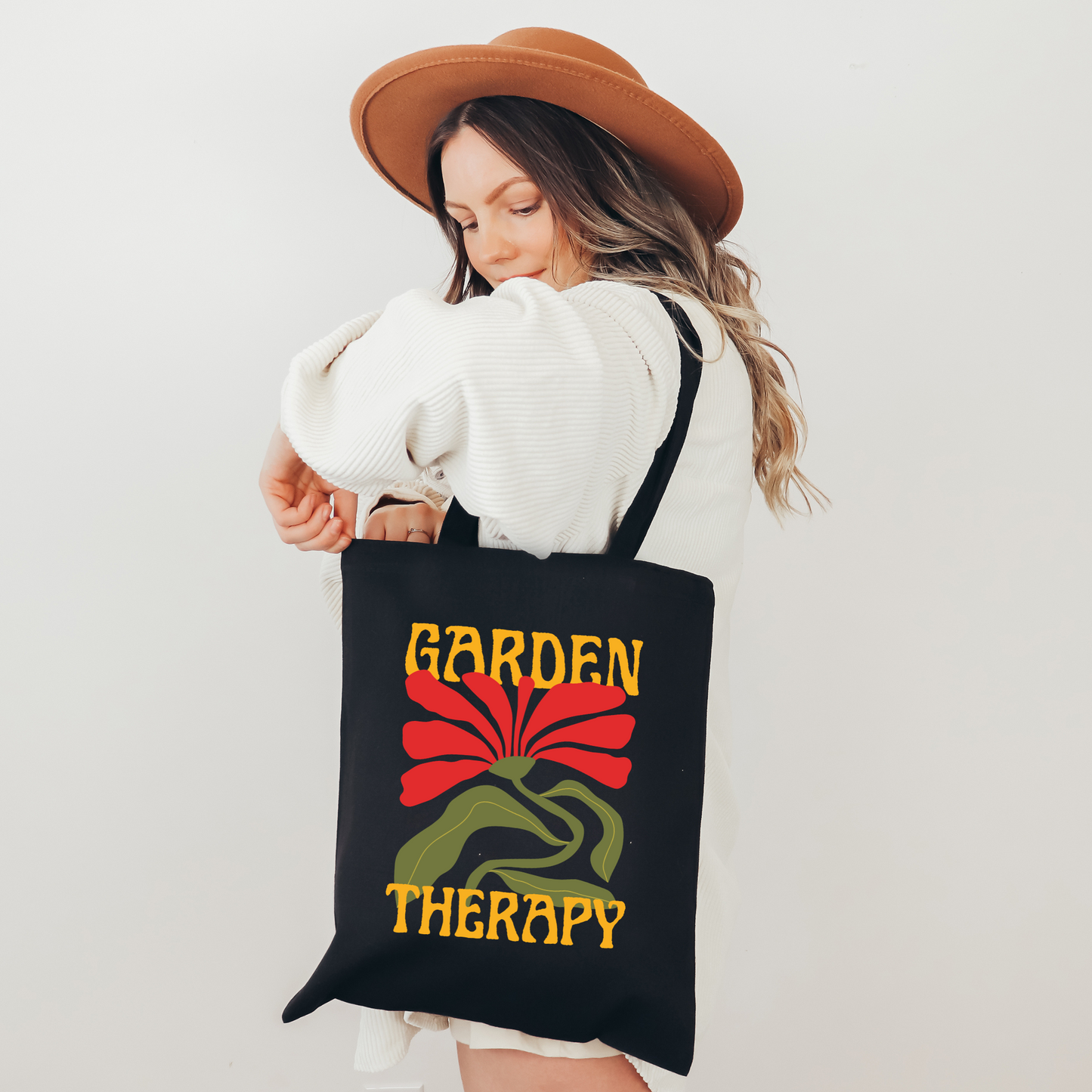 Garden Therapy - Cotton Canvas Tote Bag