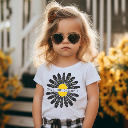 Save The Children Sunflower - Toddler Jersey Tee