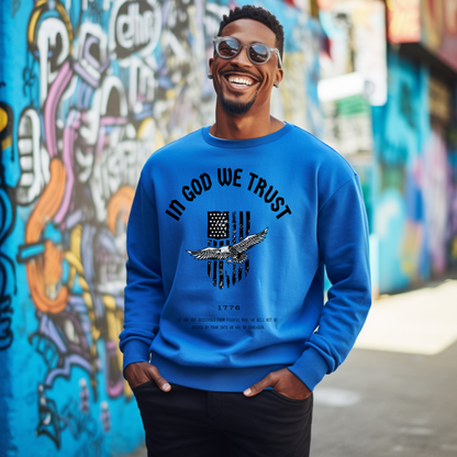 In God We Trust Eagle - Unisex Crewneck Sweatshirt