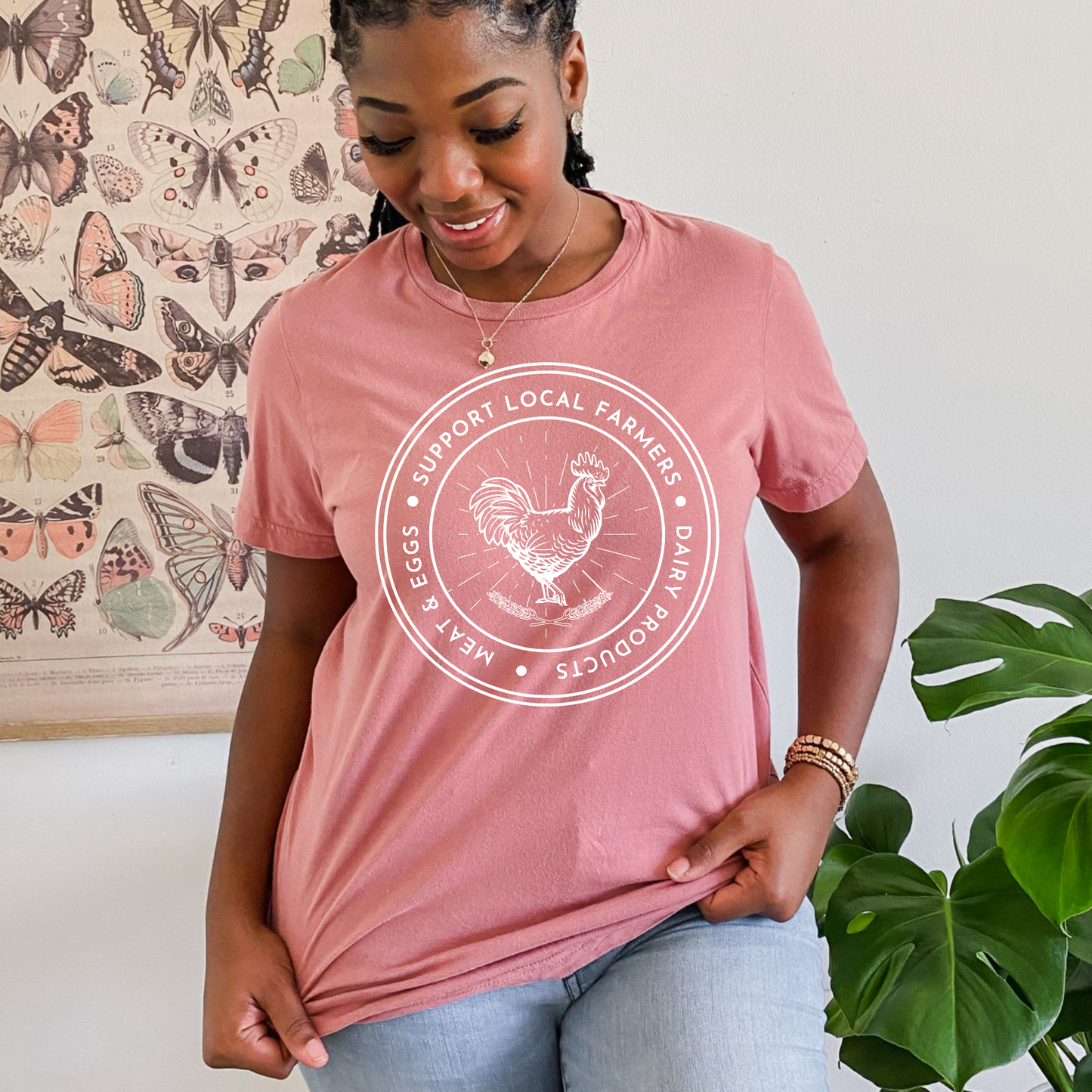 Support Local Farmers - Unisex Jersey Tee