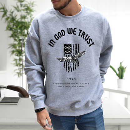 In God We Trust Eagle - Unisex Crewneck Sweatshirt