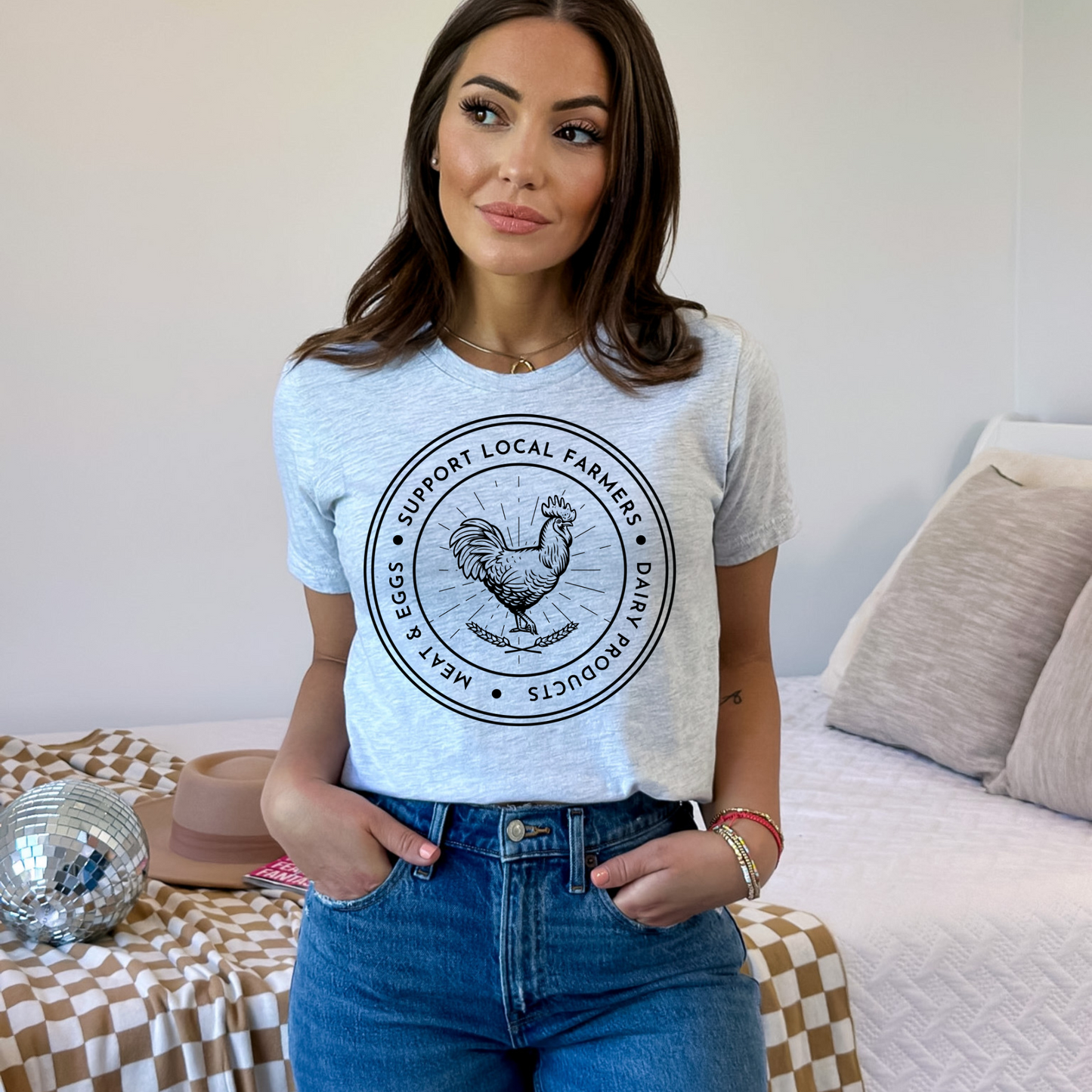 Support Local Farmers - Unisex Jersey Tee