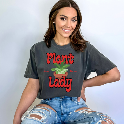 Plant Lady - Unisex Garment-Dyed Heavyweight Tee