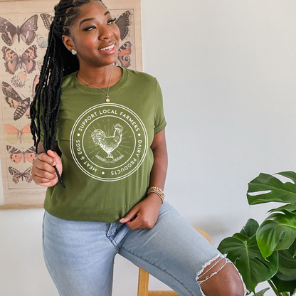 Support Local Farmers - Unisex Jersey Tee
