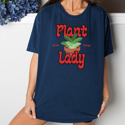 Plant Lady - Unisex Garment-Dyed Heavyweight Tee
