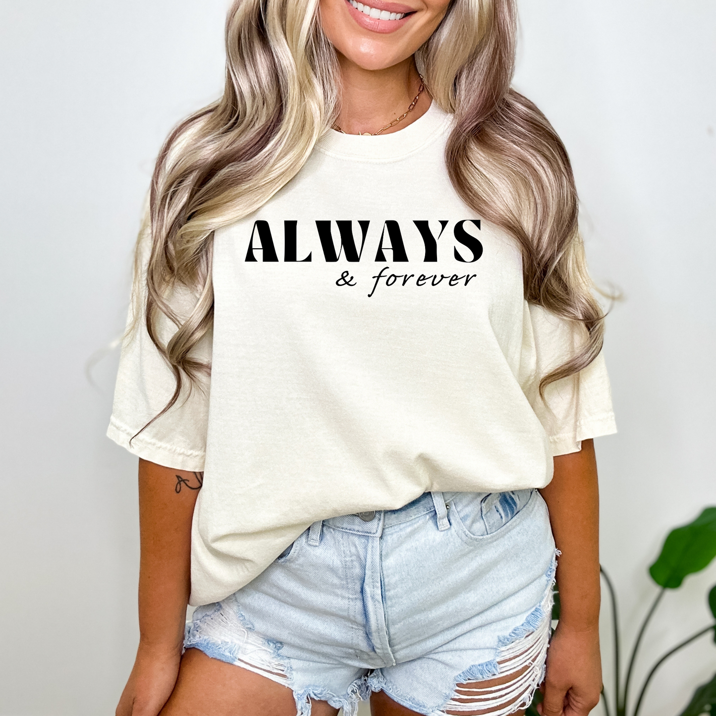 Always & Forever - Unisex Garment-Dyed Heavyweight Tee