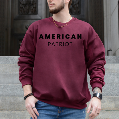 American Patriot - Unisex Crewneck Sweatshirt
