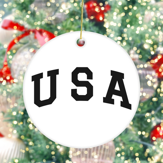 USA - Ceramic Ornament