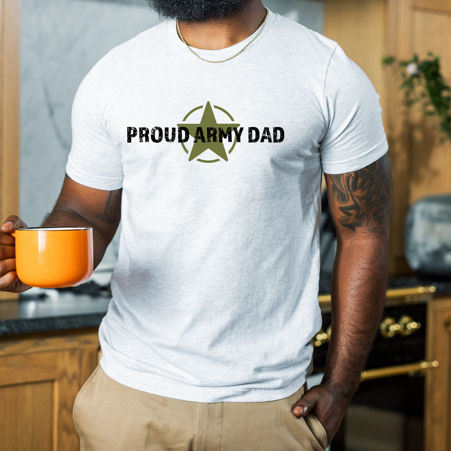 Proud Army Dad - Unisex Jersey Tee