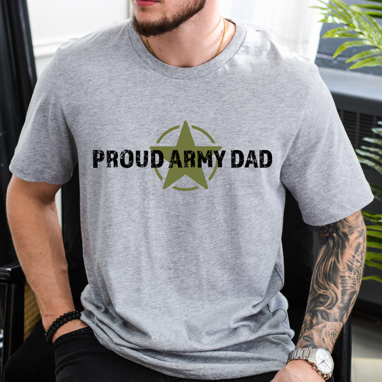 Proud Army Dad - Unisex Jersey Tee