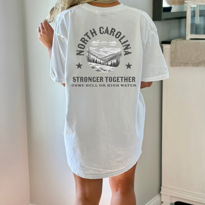 North Carolina Strong - Unisex Garment-Dyed Heavyweight Tee