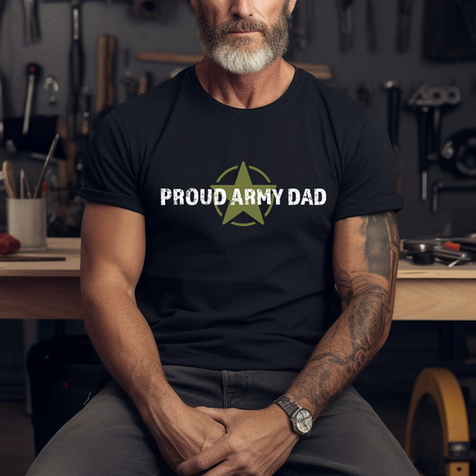 Proud Army Dad - Unisex Jersey Tee