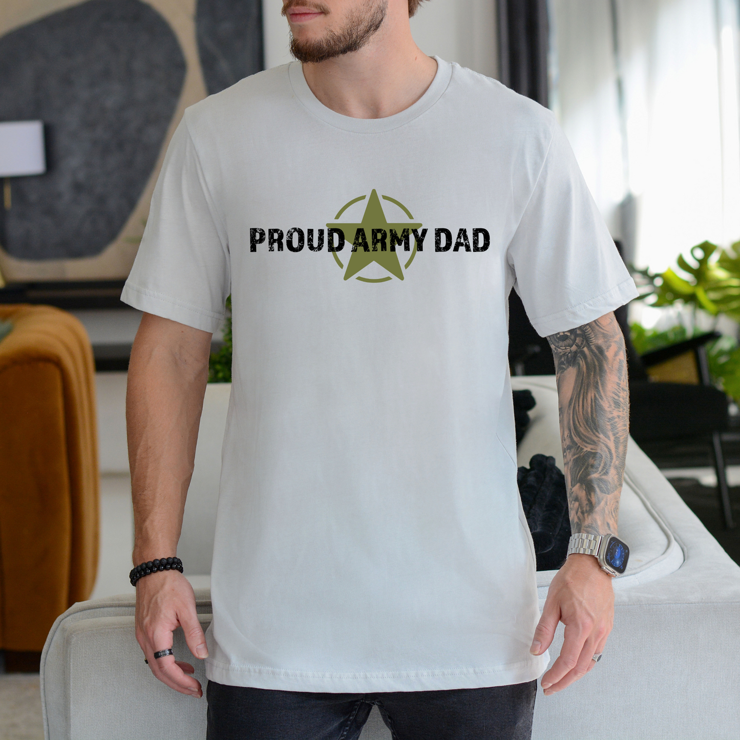 Proud Army Dad - Unisex Jersey Tee