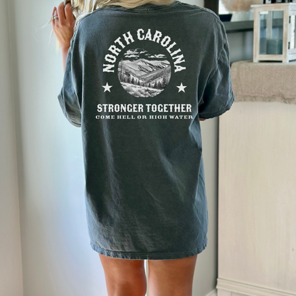 North Carolina Strong - Unisex Garment-Dyed Heavyweight Tee