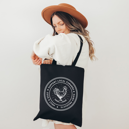 Support Farmers - Cotton Canvas Tote Bag