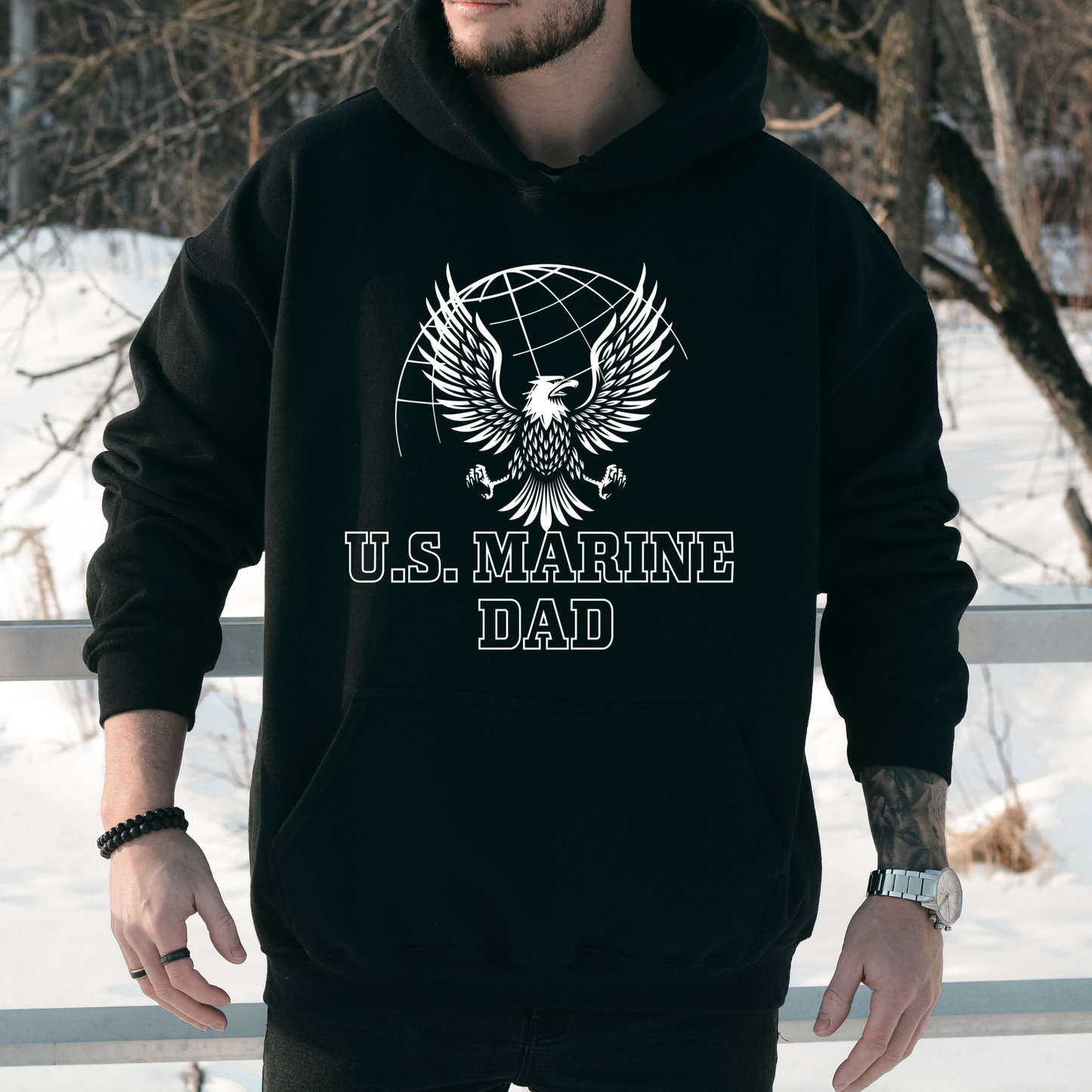 U.S Marine Dad - Unisex Hoodie