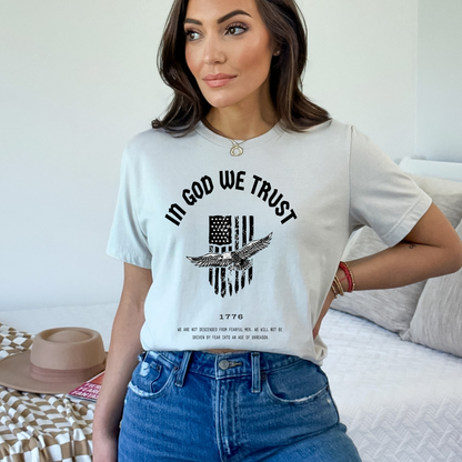In God We Trust Patriot Eagle - Unisex Jersey Tee
