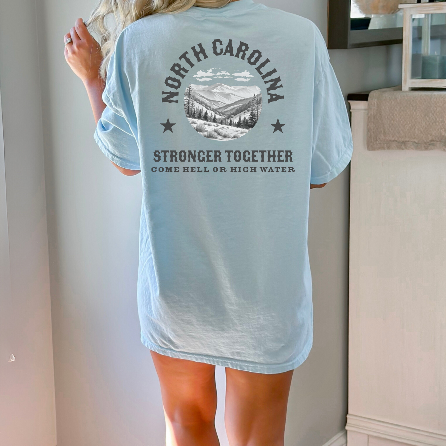 North Carolina Strong - Unisex Garment-Dyed Heavyweight Tee