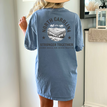 North Carolina Strong - Unisex Garment-Dyed Heavyweight Tee