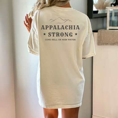 Appalachia Strong - Unisex Garment-Dyed Heavyweight T-Shirt