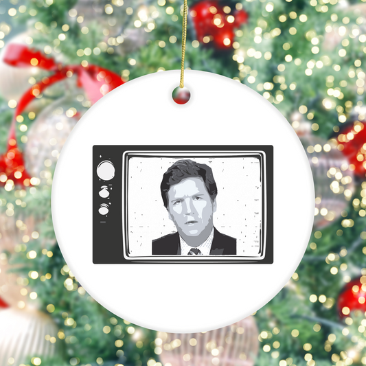 Tucker Retro TV - Ceramic Ornament