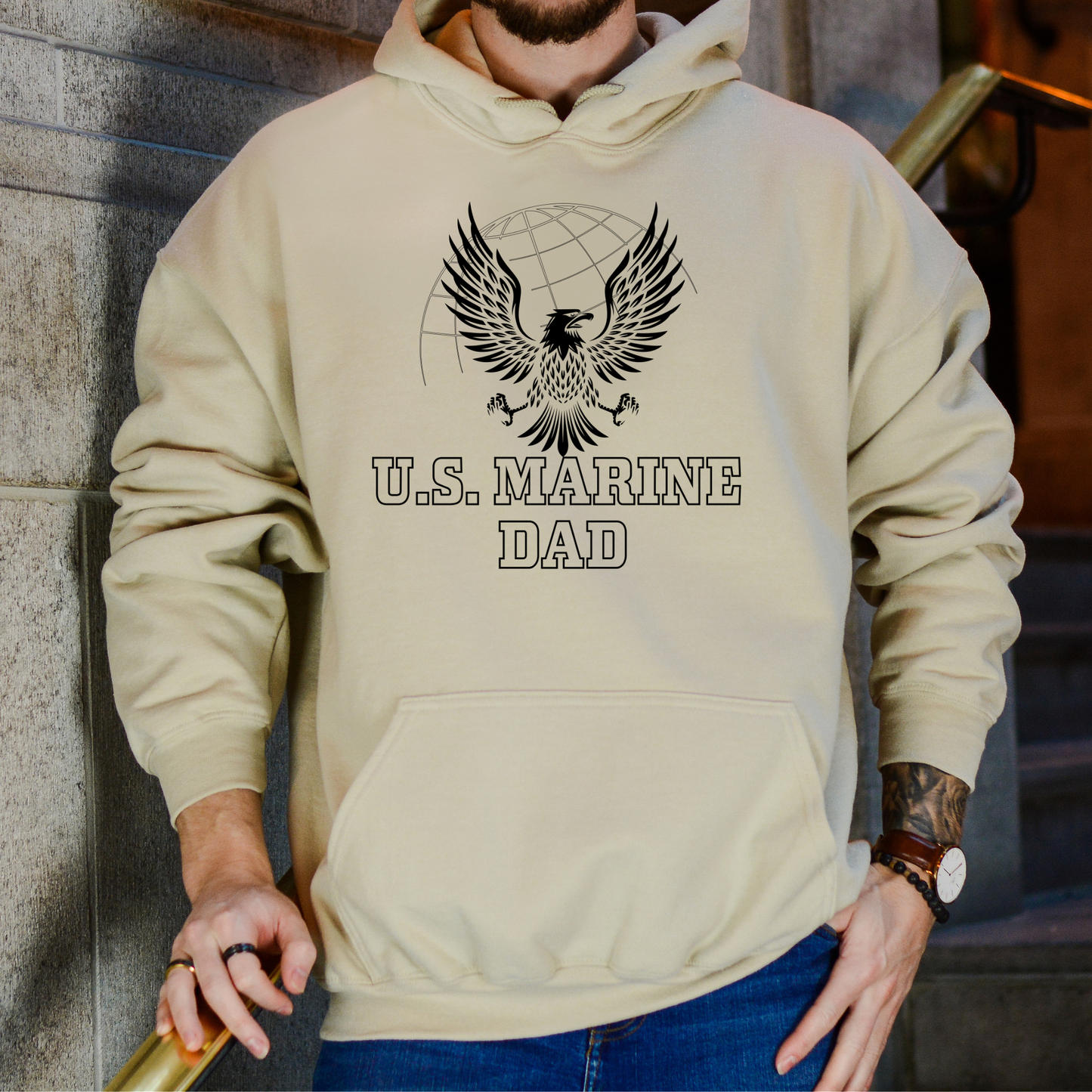 U.S Marine Dad - Unisex Hoodie