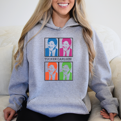 Tucker Carlson Warhol Style - Unisex Hoodie