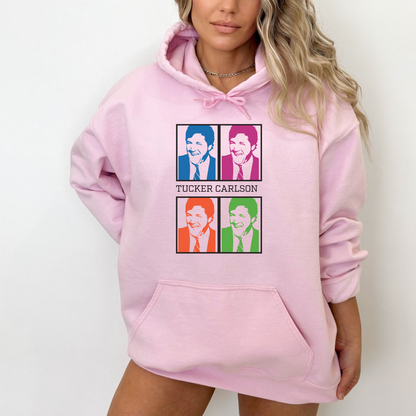 Tucker Carlson Warhol Style - Unisex Hoodie